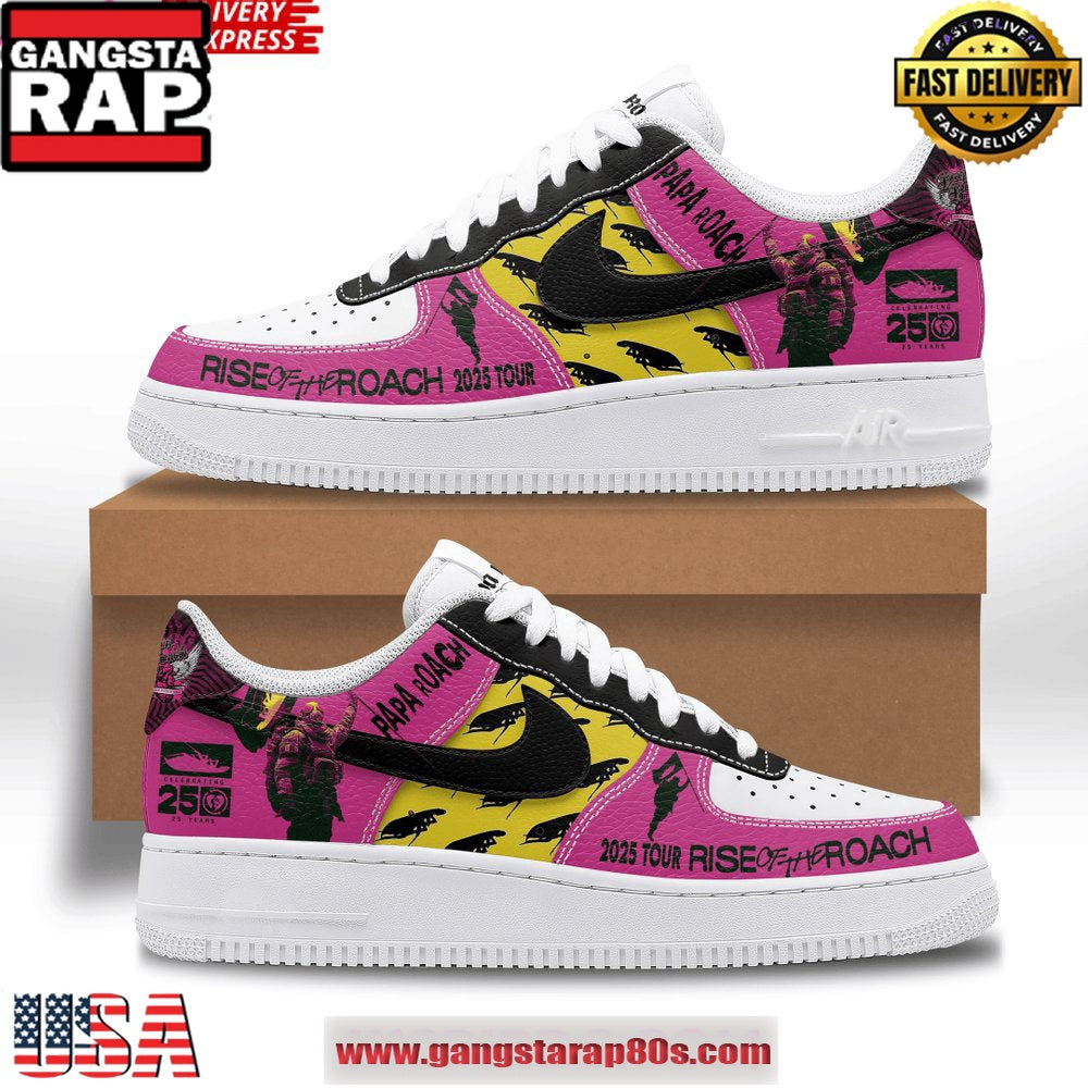 Papa Roach Celebrating 25 Years Air Force 1 Running Sneakers Shoes