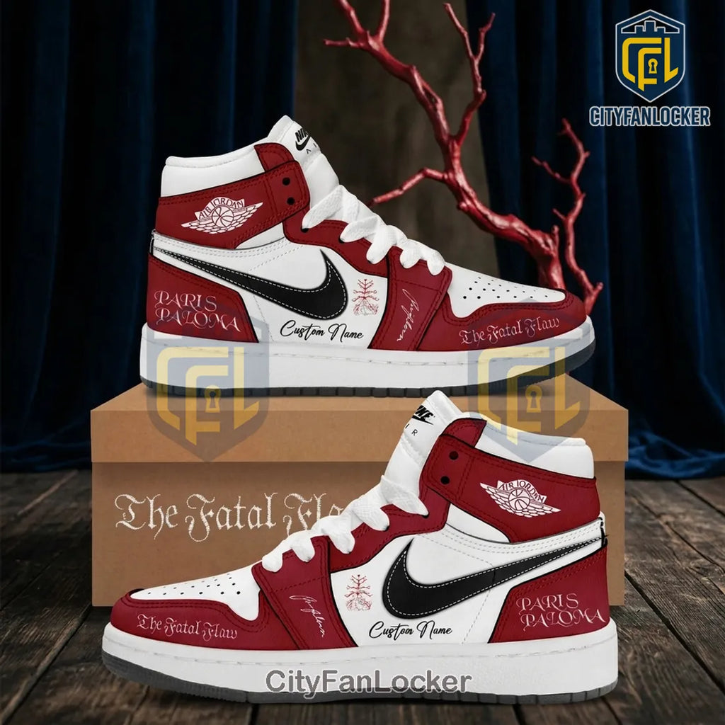 Paris Paloma The Fatal Flaw Custom Air Jordan 1 Sneakers