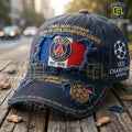 Paris Saint-Germain 2025-26 Champions League Distressed Baseball Cap
