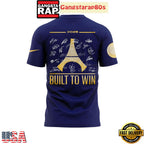 Paris Saint Germain Born To Shine Build To Win Champions 2025 All Over Print T-Shirt Hoodie