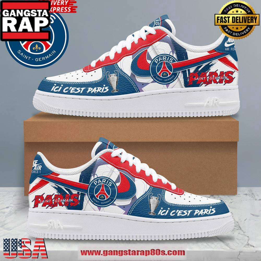 Paris Saint-Germain Limited Edition Air Force 1 Sneakers Shoes