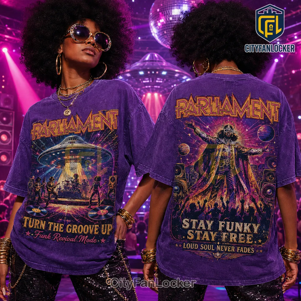 Parliament Funkadelic Music Festival Purple T-Shirt