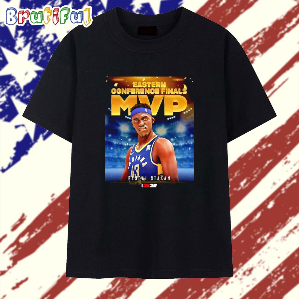 Pascal Siakam 2025 NBA Eastern Conference Finals MVP Indiana Pacers T Shirt