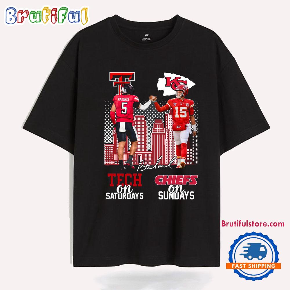 Patrick Mahomes Kansas City Chiefs 2025 Signature T Shirts