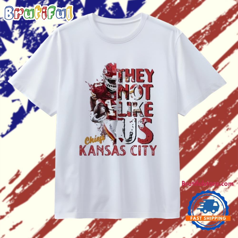 Patrick Mahomes they not like us Kansas City Chiefs T Shirt