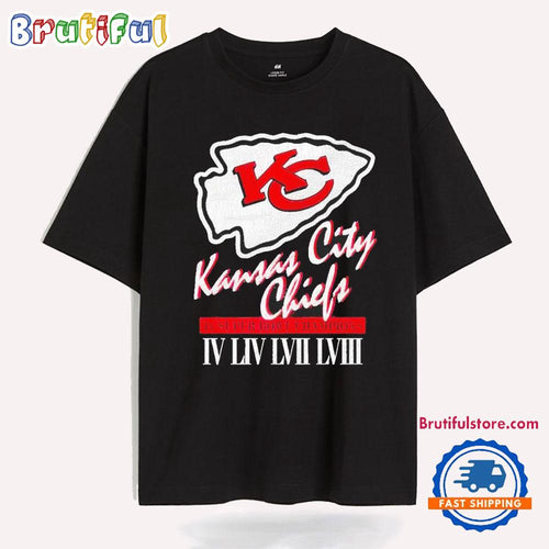 Patrick Mahomes Wear KC Chiefs 4X Super Bowl Champs T Shirt