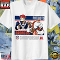 Patriots Broncos NFL Conference Championship 2026 Mascot T-Shirt