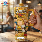 Peanuts 76th Anniversary Yellow 40oz Tumbler Cup
