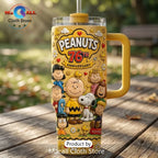 Peanuts 76th Anniversary Yellow 40oz Tumbler Cup