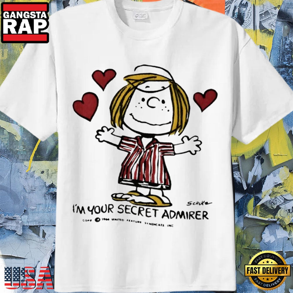 Peanuts Comic Peppermint Patty “I’m Your Secret Admirer” T-Shirt