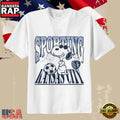 Peanuts Snoopy Sporting Kansas City Meme Style Fan Art T-Shirt