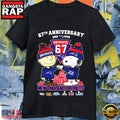 Peanuts x New England Patriots 1959 2026 67th Anniversary 6x Super Bowl T Shirt