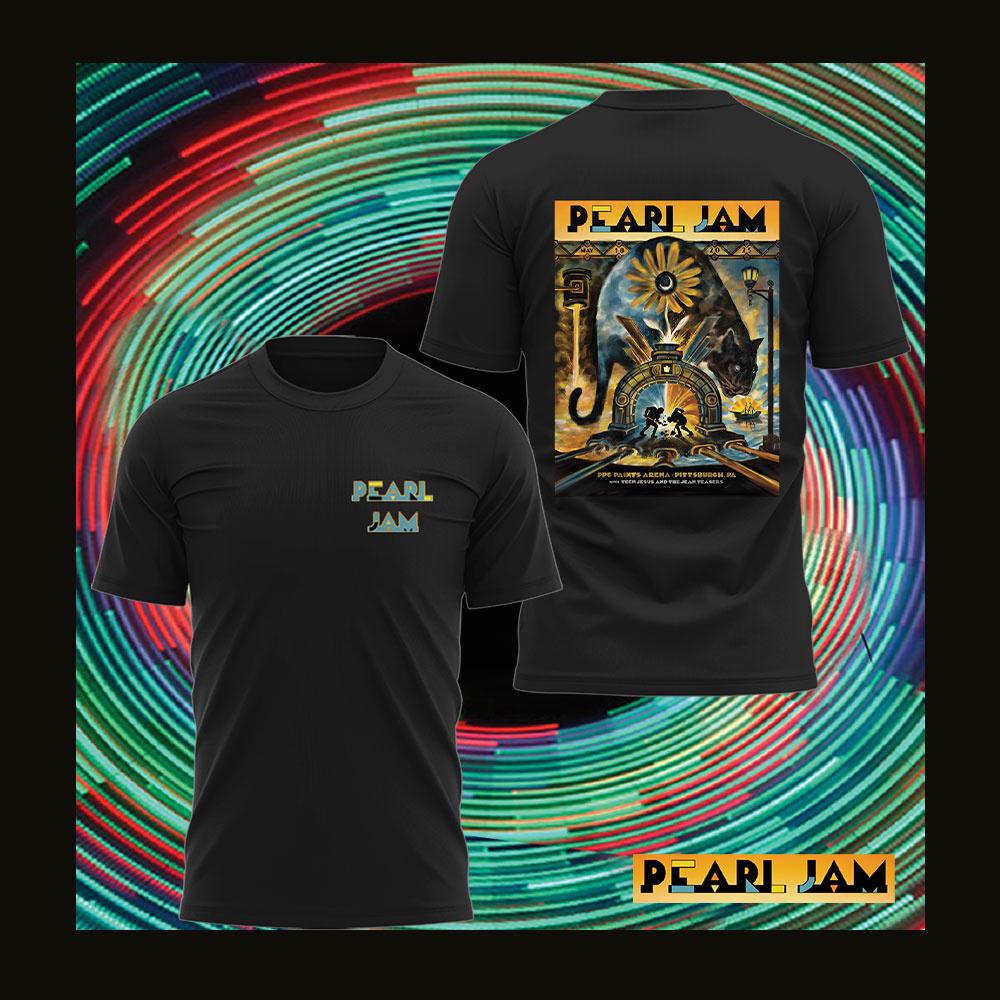 Pearl Jam Dark Matter Tour From Pittsburgh 2025 Hoodie T-Shirt