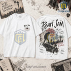 Pearl Jam Seattle Grunge Echoes Cotton Shirt