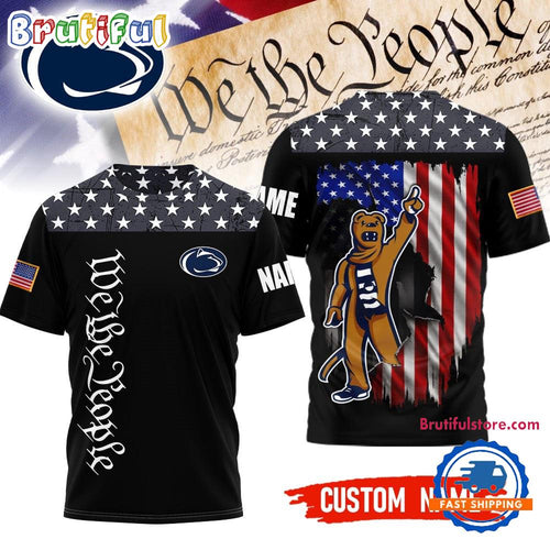 Penn State Nittany Lions 2025 NCAA We The People Limited Edition 3D Shirt