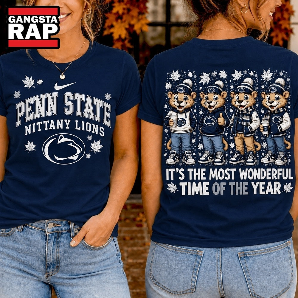 Penn State Nittany Lions 2026 NCAA Autumn Festive Cheer Hoodie T-Shirt