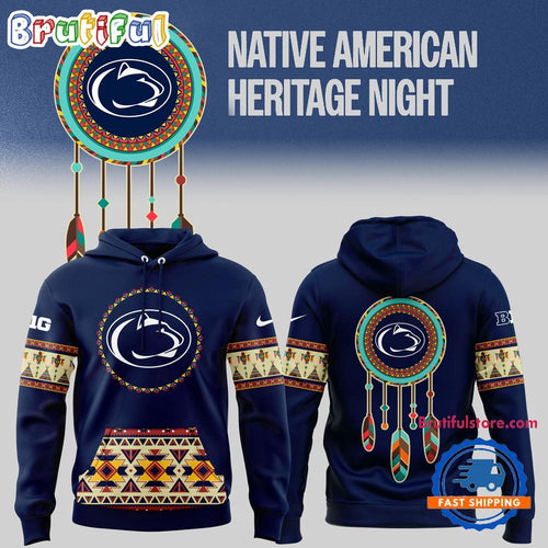 Penn State Nittany Lions Football Native American Heritage Hoodie