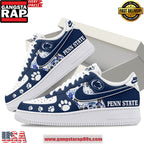 Penn State Nittany Lions Football Air Force 1 Running Sneakers Shoes