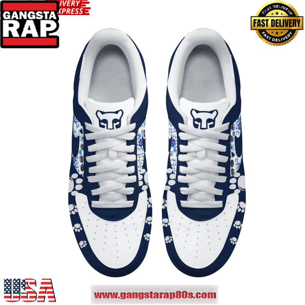 Penn State Nittany Lions Football Air Force 1 Running Sneakers Shoes