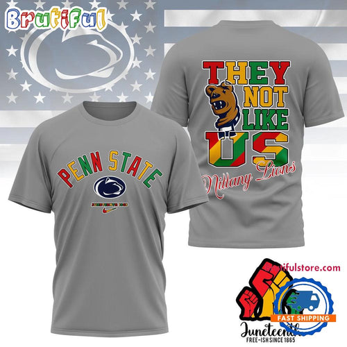 Penn State Nittany Lions Juneteenth Freedom Day 3D Shirt
