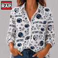 Penn State Nittany Lions NCAA College Spirit Blossoms Women Casual Shirt