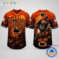 Penn State Nittany Lions NCAA Haunted Night Halloween Baseball Jersey Shirt