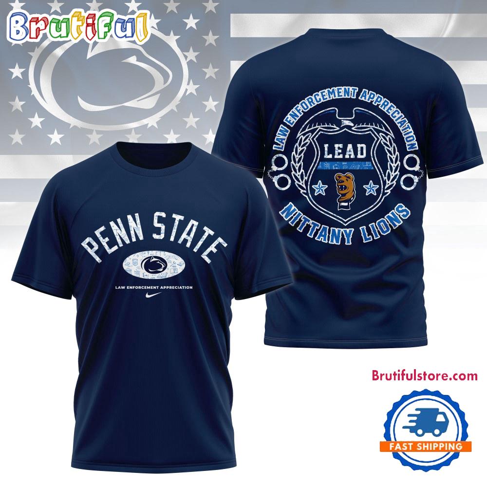 Penn State Nittany Lions NCAA Law Appreciation Month Unisex 3D Shirt