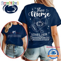 Penn State Nittany Lions Nurse Appreciation Month Unisex 3D Shirt