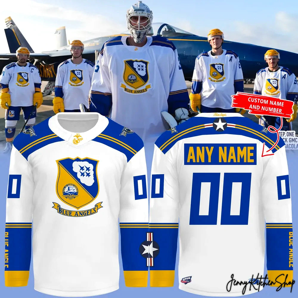 Pensacola Ice Flyers Blue Angels Night Jersey 2025