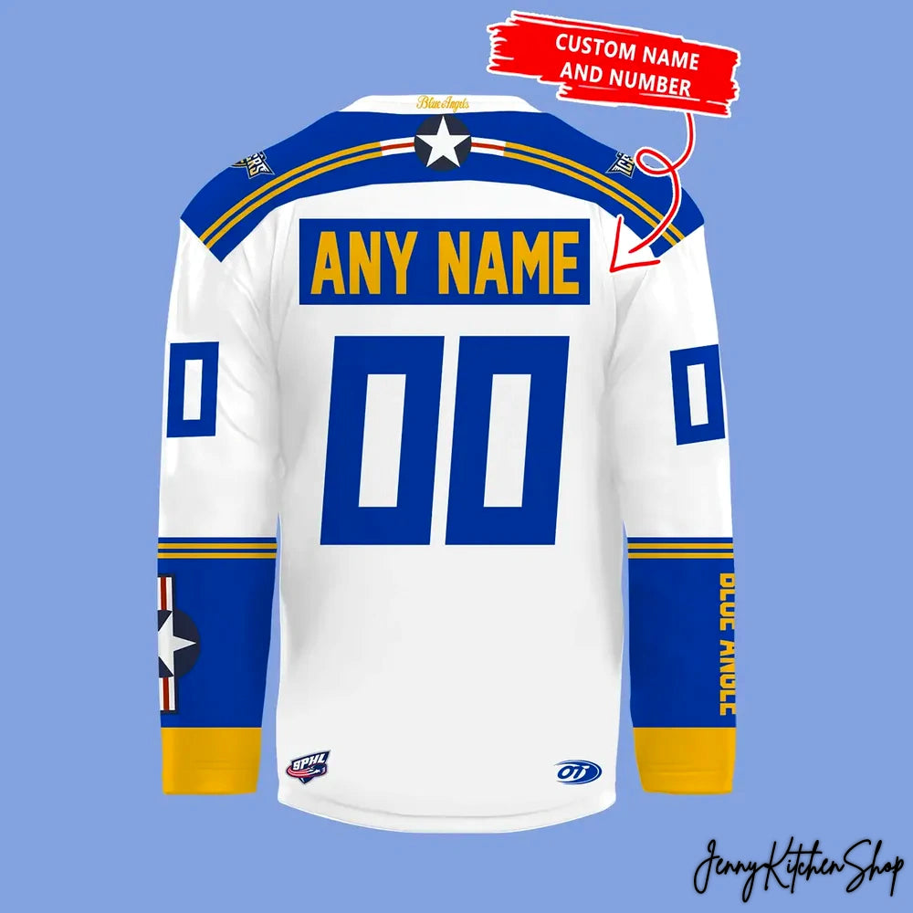 Pensacola Ice Flyers Blue Angels Night Jersey 2025