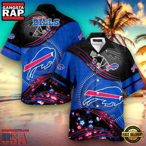 Custom Name Buffalo Bills NFL New Design Hawaiian Shirt