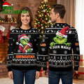 Personalized Chicago Bears Grinch Football Custom Name Ugly Christmas Sweater