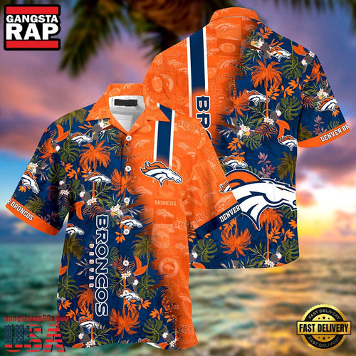 Custom Name Denver Broncos NFL New Design Hawaiian Shirt