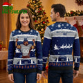 Personalized Indianapolis Colts Rushing Football Player Custom Name And Number Ugly Christmas Sweater