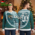 Personalized Jacksonville Jaguars Jaguar Head Custom Name Ugly Christmas Sweater