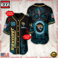 NFL Custom Name Number Jacksonville Jaguars Baseball Jersey
