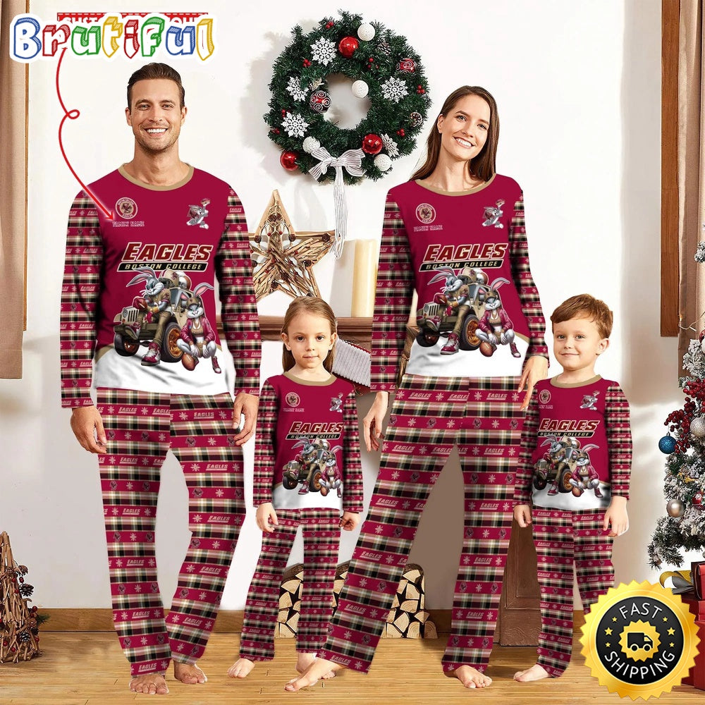 Personalized NCAA Boston College Eagles Pajamas For Family