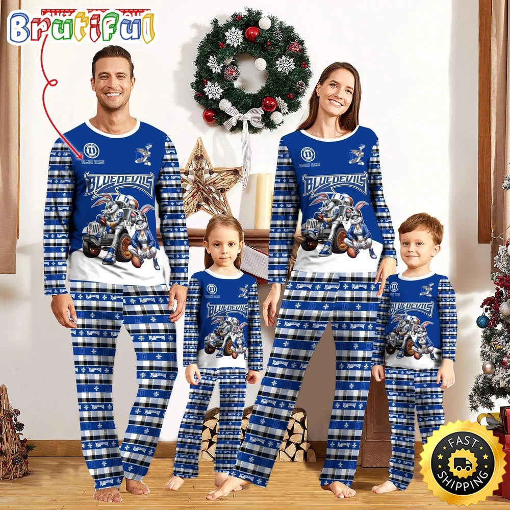Personalized NCAA Duke Blue Devils Pajamas For Family