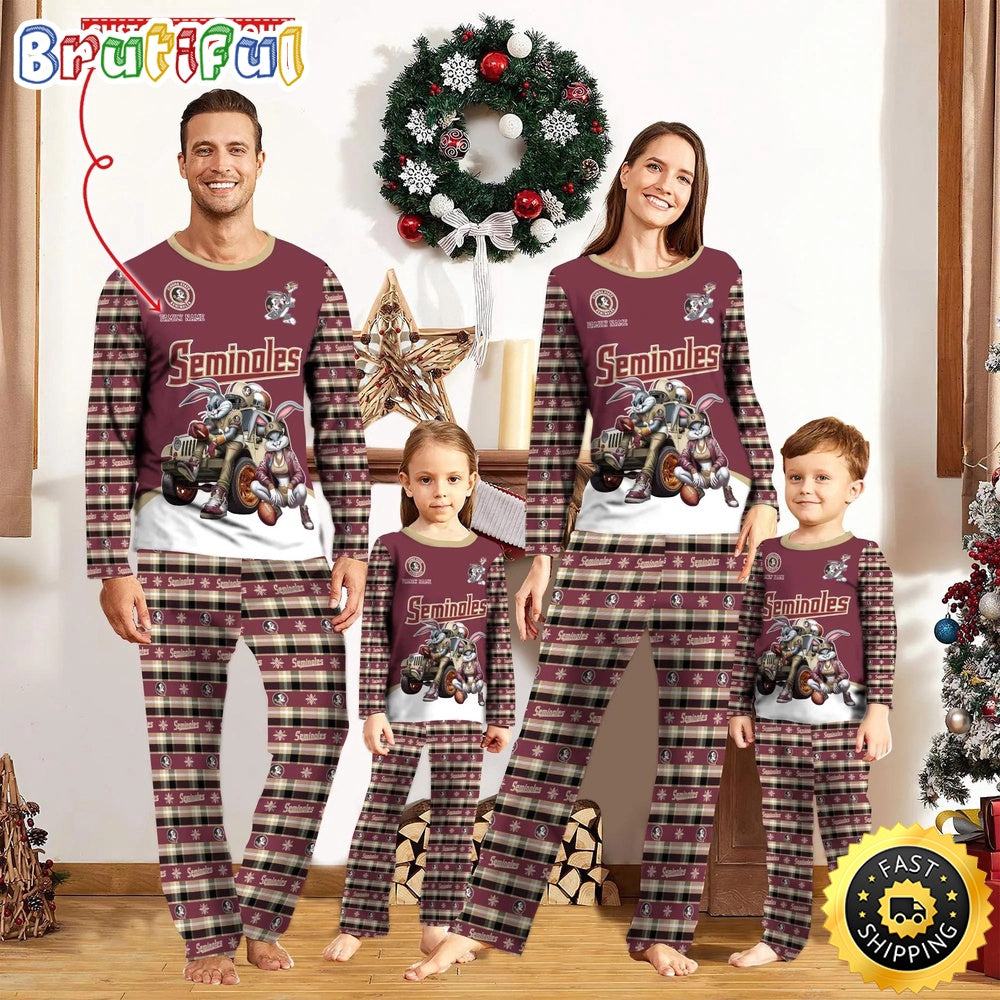 Personalized NCAA Florida State Seminoles Pajamas For Family