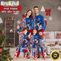 Personalized NCAA Kansas Jayhawks Pajamas Mickey Mouse For Family