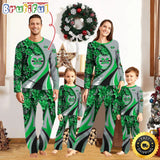 Personalized NCAA Marshall Thundering Herd Pajamas Flower For Sport Family