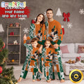 Personalized NCAA Miami Hurricanes Pajamas Mickey Mouse For Family