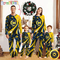 Personalized NCAA Michigan Wolverines Pajamas Flower For Sport Family