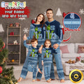 Personalized NCAA North Carolina Tar Heels Pajamas Xmas For Sport Family