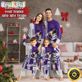 Personalized NCAA Northwestern Wildcats Pajamas Mickey Mouse For Family
