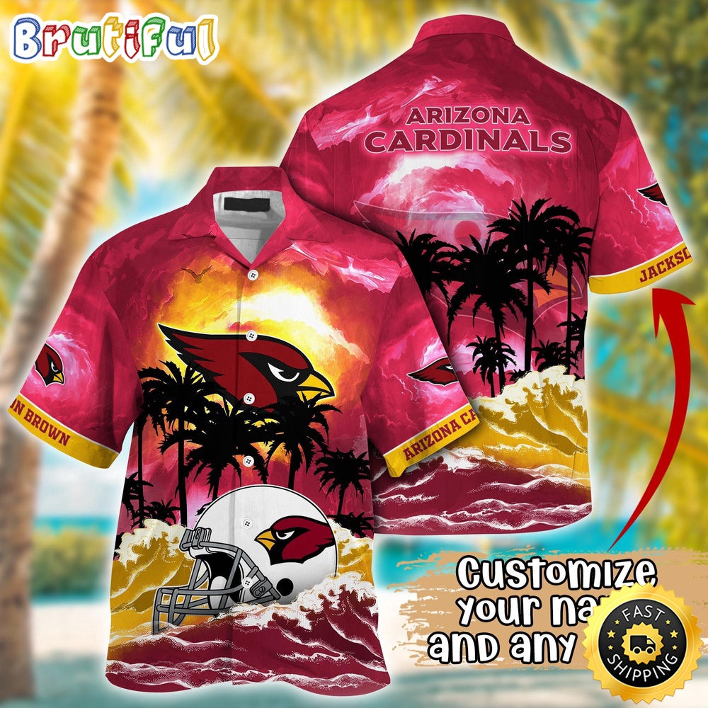Personalized NFL Arizona Cardinals Best Hawaiian Shirt Ever Aloha Shirt For Fans