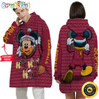 Personalized NFL Arizona Cardinals Blanket Hoodie Mickey Unisex Hoodie