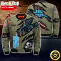Personalized NFL Carolina Panthers Bomber Jacket Iconic Bomber Look