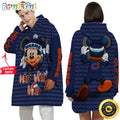 Personalized NFL Chicago Bears Blanket Hoodie Mickey Unisex Hoodie