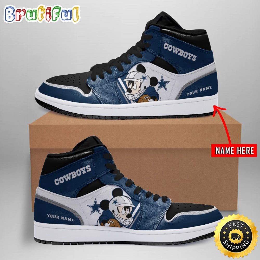 Personalized NFL Dallas Cowboys Air Jordan 1 Shoes Original Air Jordan Collection